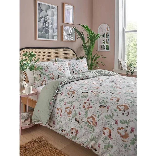 GUINEA PIG SINGLE Autumnal Reversible Duvet Set By George Asda Brand New W Tags 35.00 PicClick UK