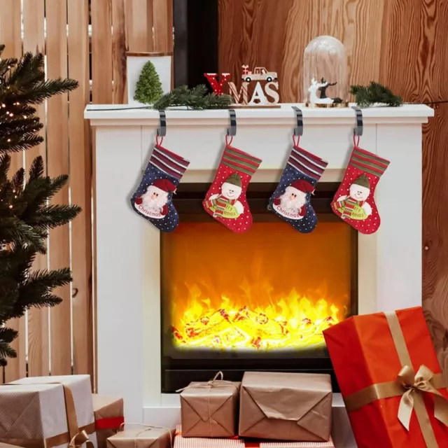 6 Supporti per Calze di Natale per , Set di 6 Ganci Decorativi per 8466