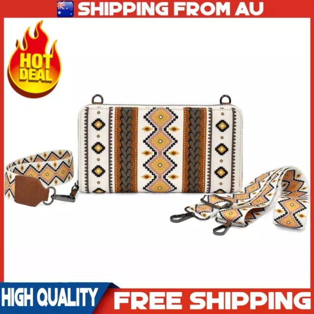 Aztec Wallet Women Bag Boho AU Wallet Western Clutch Wristlet Purse Crossbody