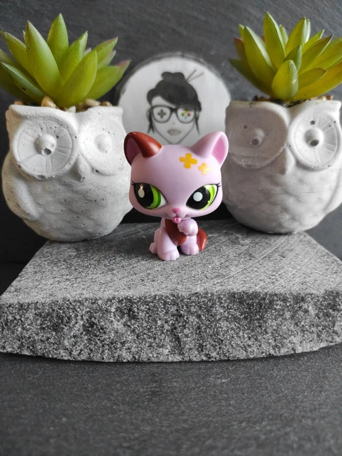 Jouet Littlest Pet Shop - Chat Avec Ailes Lumineuses, Occasion, Collection Vintage