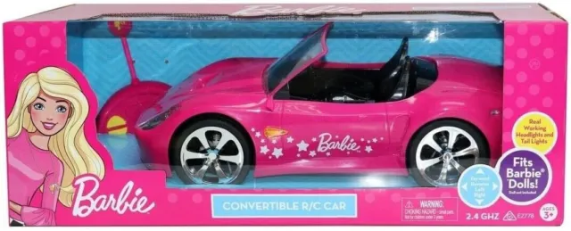 Barbie R/C Car Convertible Remote Control 2.4 GHz New Sealed (Free Delivery)
