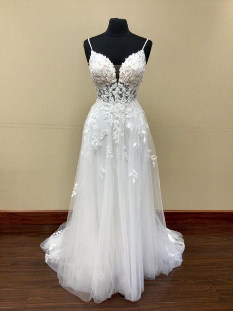 Size 12 wedding deals dress street size