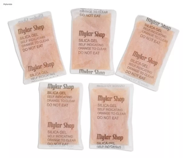 10 x 30g self indicating silica gel desiccant sachets remove moisture, reusable