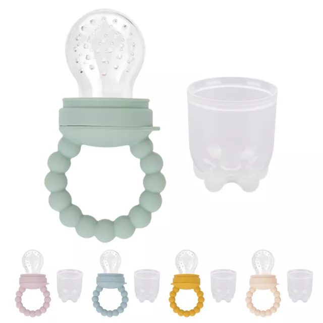 Baby Fruit Feeder Pacifier Fresh Food Nibbler Silicone Teething Toys For Infants