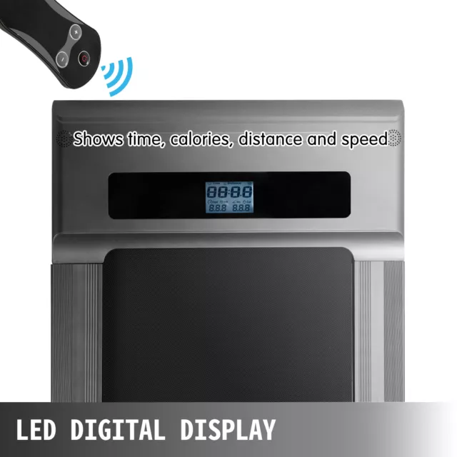 Cinta de Correr sin Pasamanos Plegable con Pantalla Digital LED y Control Remoto 2