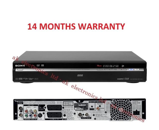 SONY RDRHXD890 LIMITED Edition 500GB HDD Freeview Region Free PVR DVD