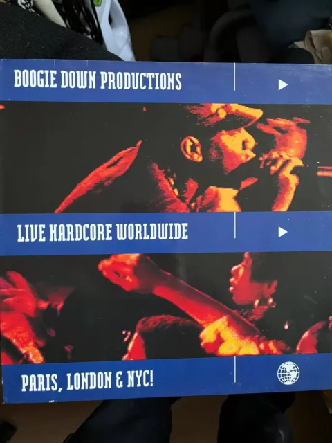 Boogie Down Productions - Live Hardcore Worldwide - LP Condition VG+ 1991