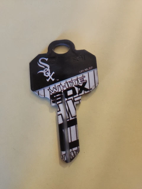 Chicago White Sox MLB house key blank Schlage