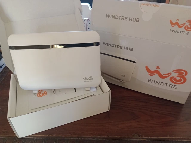 Modem router WINDTRE Hub fibra HTTC HHTP WiFi - Usato Perfetto