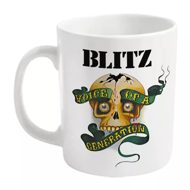BLITZ - Voice of a Generation - NEW Official Coffee Mug , punk oi,