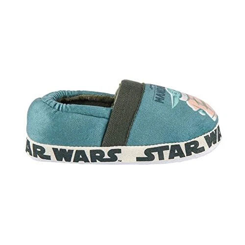 HOUSE SLIPPERS THE Mandalorian Green Size 32 33 NEW 13.86