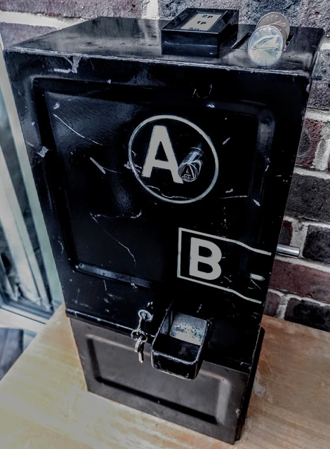 Coin Box Calling ORIGINAL BRITISH A B coin box CCB 14D 8A GPO BT P&T payphone K2 K6 ...