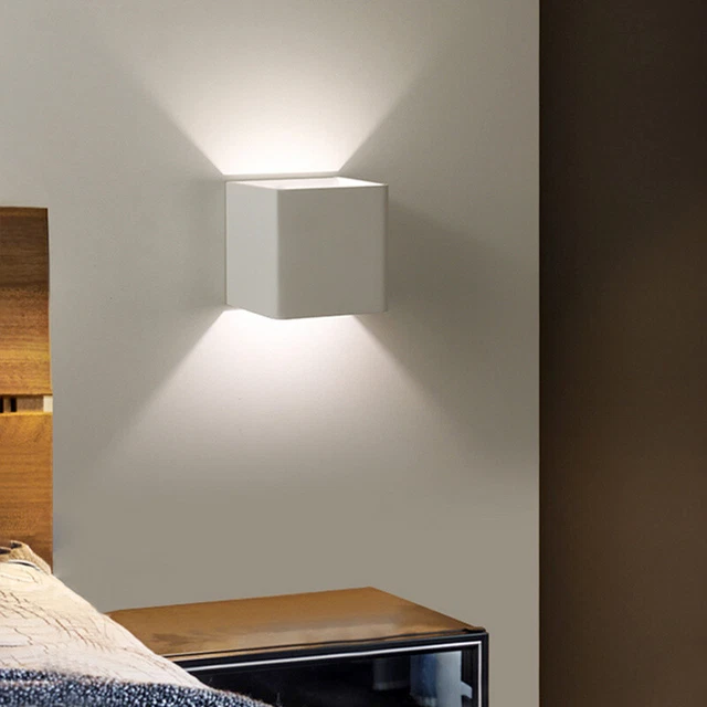 LED Wandleuchte Wohnzimmer Square Wandlampe IP65 Außen Flurleuchte Deko 7W/12W