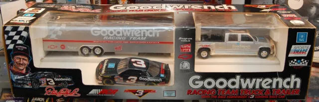 1993 Brookfield Dale Earnhardt Goodwrench Racing Team Truck & Trailer plus Car