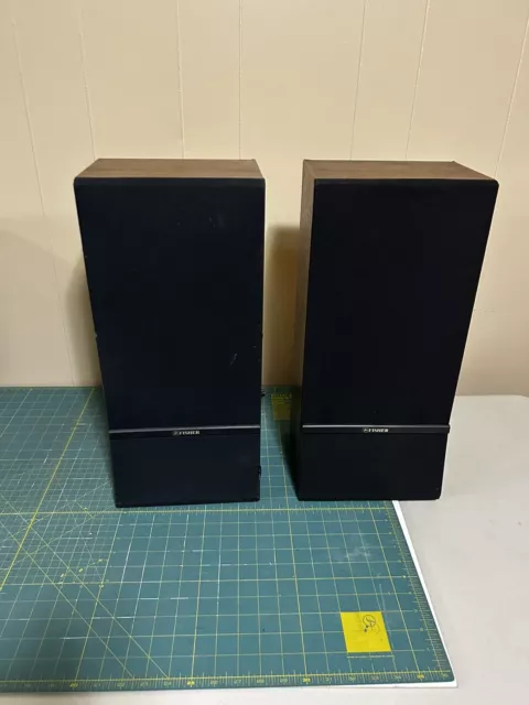 Vintage Fisher Speakers MS-710 Pair - Tested 