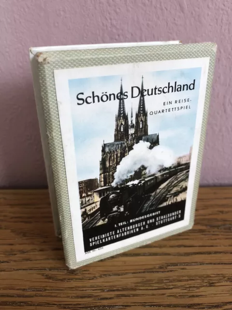 Vintage Kartenspiel Quartett Schönes Deutschland 50/60er Jahre