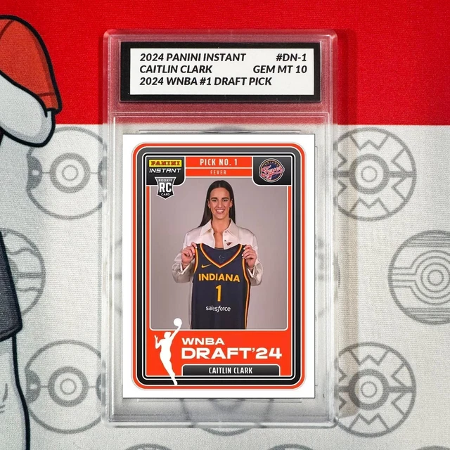 2024 PANINI INSTANT Caitlin Clark WNBA Draft 1st Graded Gem Mint 10 RC