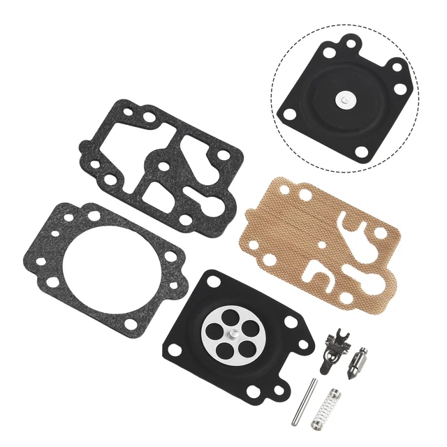 Kit Réparation Joint Diaphragme Carburateur Pour Tondeuse Honda GCV160 GCV190 - 3 Ensembles De Joints + Isolateurs
