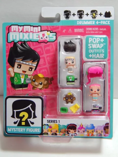  Mattel My Mini MixieQ's Drummer, 4-Pack : Toys & Games
