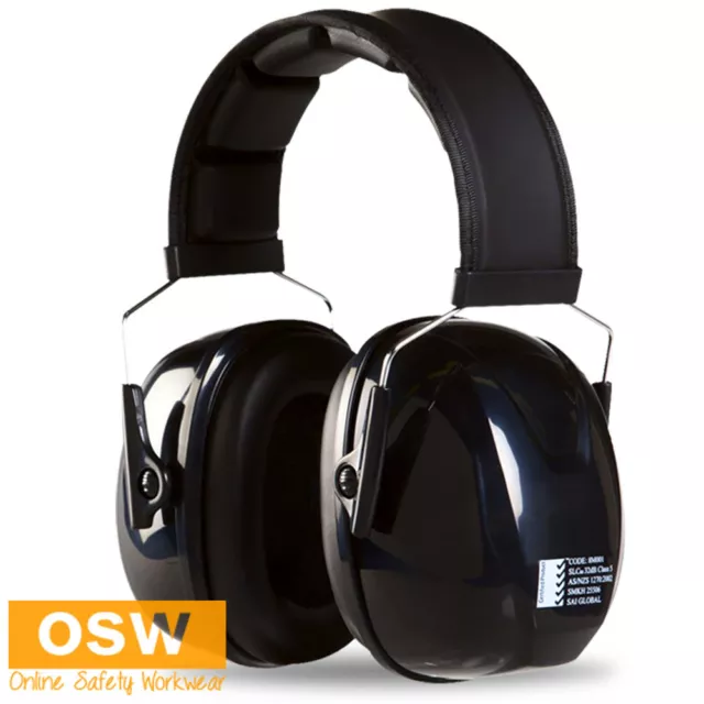 PREMIUM HEAVY DUTY 32dB CLASS 5 PERFORMANCE SUPREME WORK CONSTRUCTION EARMUFFS