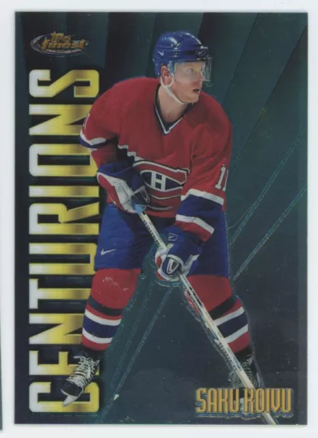 1998-99 Topps Finest Centurion Saku Koivu 251/500 Montreal Canadiens #C4