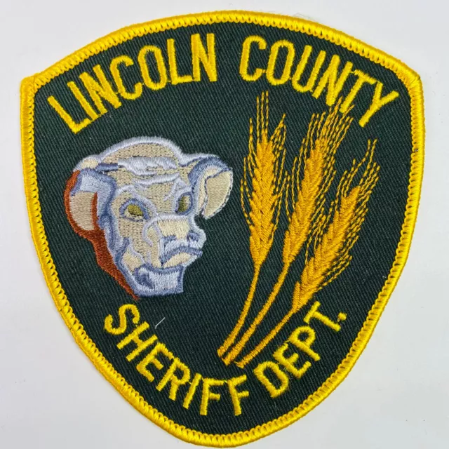 Lincoln County Sheriff Washington WA Police Patch A1