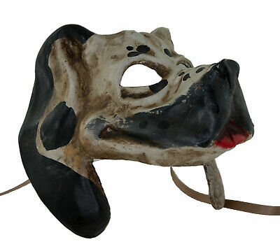 Mask from Venice Dog Dalmatian Handmade IN Paper Mache Fancy Luxury 370 3