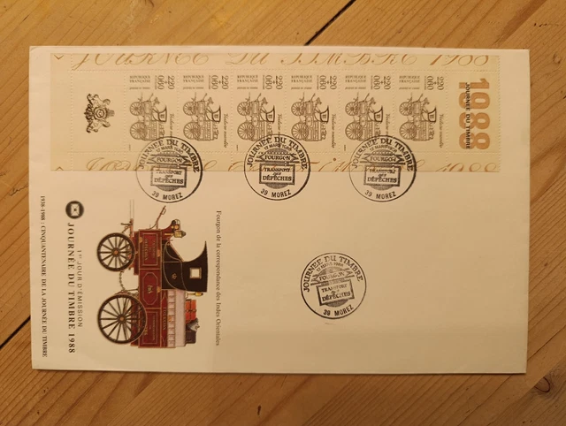 3136+ FDC ENVELOPPE 1er JOUR JOURNEE DU TIMBRE 3F LANGRES