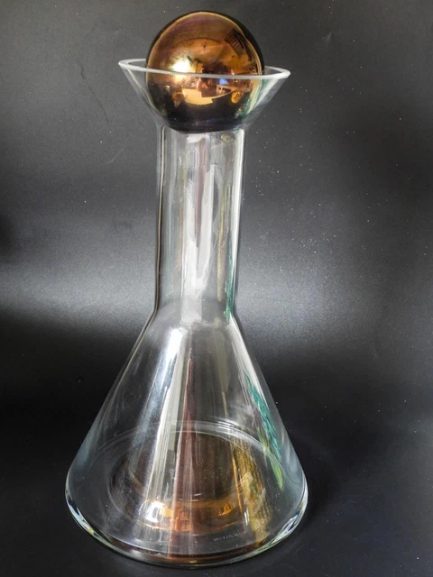 Glass DECANTER  by  "TOM DIXON" Modern Designer Tank -  Boxed H32cm as NEW
