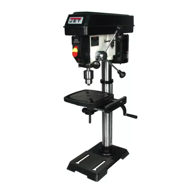 Jet 1/2 HP 12 in. Compact Benchtop Variable-Speed Drill Press 716000 New