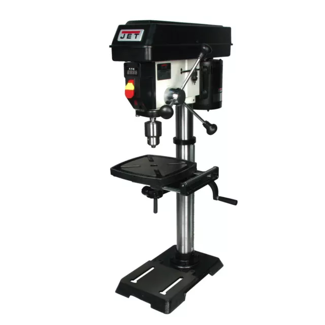 Jet 1/2 HP 12 in. Compact Benchtop Variable-Speed Drill Press 716000 New Jet 1/2 HP 12 in. Compact Benchtop Variable-Speed Drill Press 716000 New