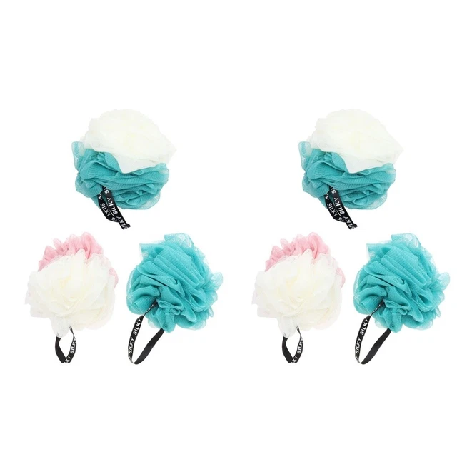 2x Lavado Cuerpo Esponja Luffa Masaje Esponja Ducha Esponja Loofahs