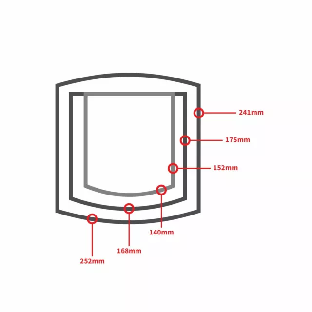 Cat Flap Petsafe Staywell Deluxe 4 Way Locking Cat Door Manual Magnetic Catflap 2
