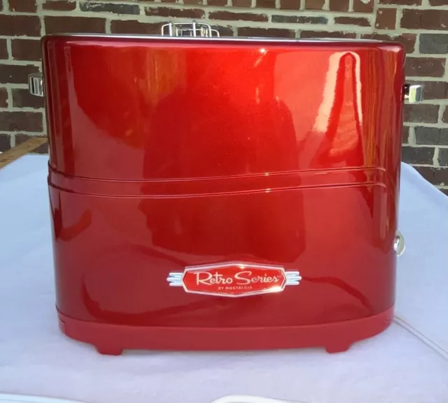 Nostalgia Electrics Pop-up Hot Dog Toaster Retro Series Red Model HDT600RETRORED