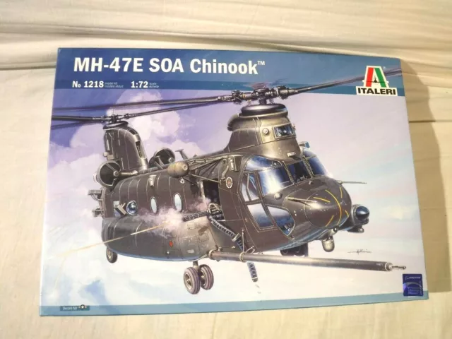 1/72 Italeri US Army Chinook Mh 47E SOA (Special Operations Aircraft)  # 1218