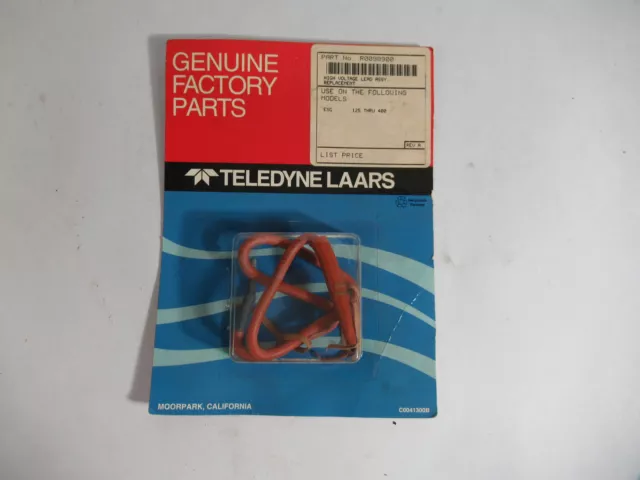 Teledyne Laars R0098900 Rev. A High Voltage Lead Assembly ESG125-400 NEW