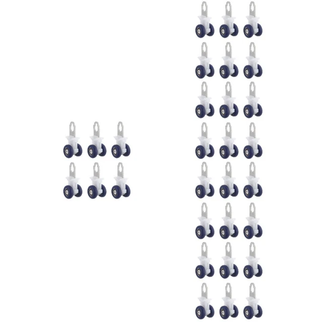 30 pz clip puleggia per guide per tende rullo ruota di scorrimento