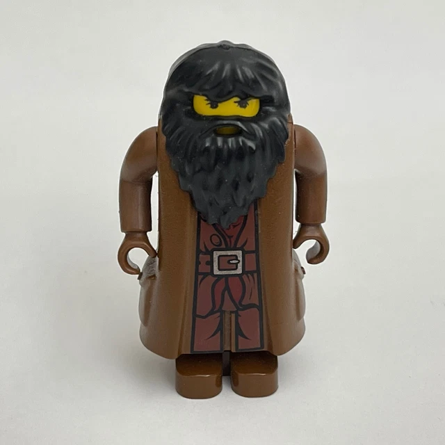 Vintage Lego Harry Potter Rubeus Hagrid Minifigure Yellow Head Retired