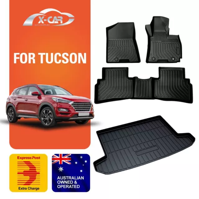 All-Weather Boot Liner Cargo Floor Mats Carpet for Hyundai Tucson 2015-2021