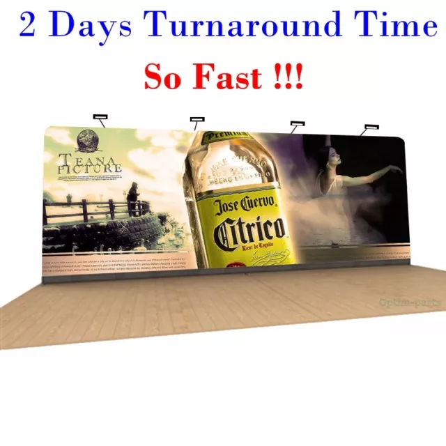 20ft Custom Exhibit Booth Trade Show Display Expo Booth Tension Backdrop System 20ft Custom Exhibit Booth Trade Show Display Expo Booth Tension Backdrop System