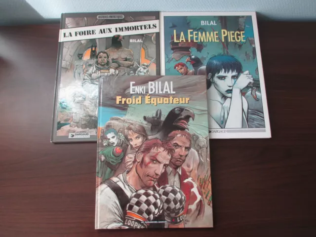 BILAL : LOT DES 3 ALBUMS DE "NIKOPOL" en E.O.