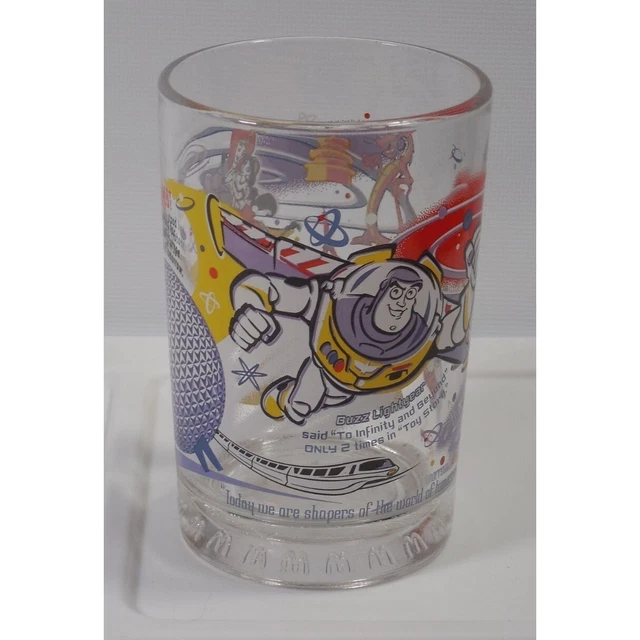 DISNEY 100 YEARS of Magic- McDonald’s Glass Buzz Lightyear, Belle ...