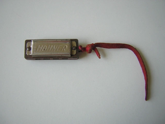 Old Hohner Miniature Harmonica Made IN Germany 1 5/16x0 1/2x0 3/8in Old Hohner Miniature Harmonica Made IN Germany 1 5/16x0 1/2x0 3/8in