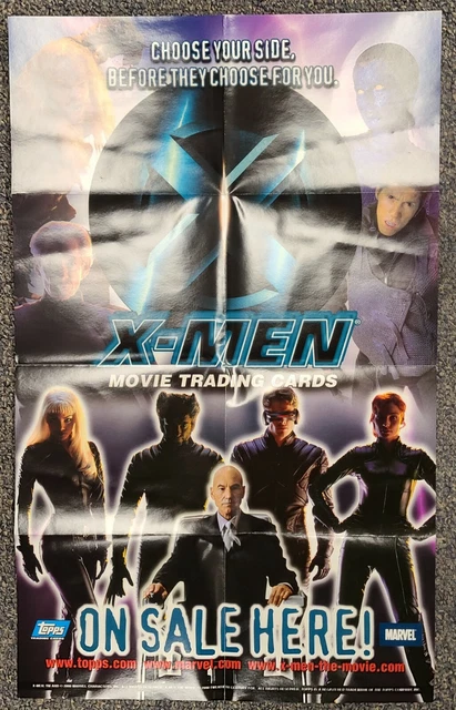 X-Men Movie Trading Cards Poster - Marvel - MB377