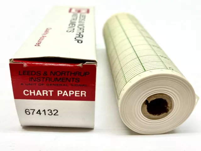 Leeds & Northrup 674132 Strip Chart Paper Roll 0-700 Range