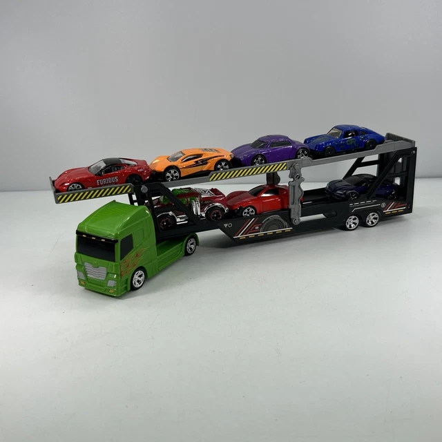 Metal toy car transporter sales