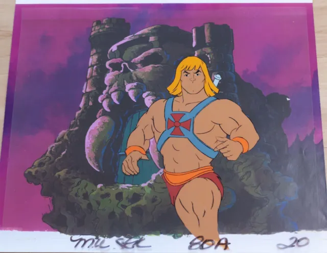 He-Man original vintage Filmation production Cel: HE-MAN