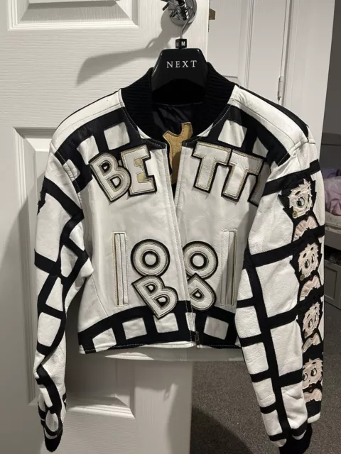 Betty Boop Leather Jacket rare retro 1990s Brand new Without tags
