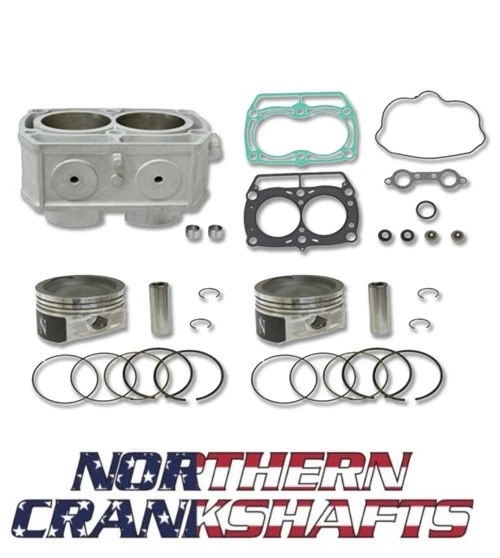 POLARIS RZR, RANGER, 800 Big Bore Kit New Pistons, Bronco Cyl, Gaskets