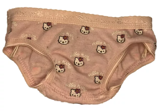 Build A Bear Hello Kitty & White Cotton Underwear Undies Panties